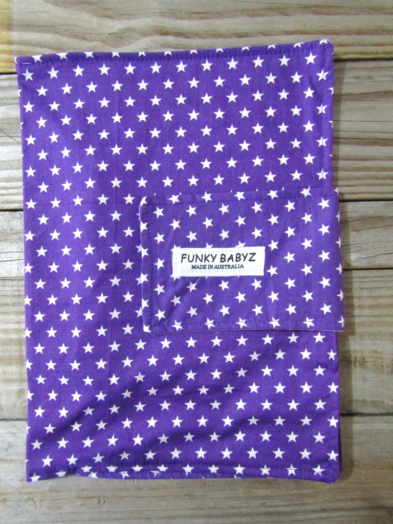 Nappy wallet-Stars,purple