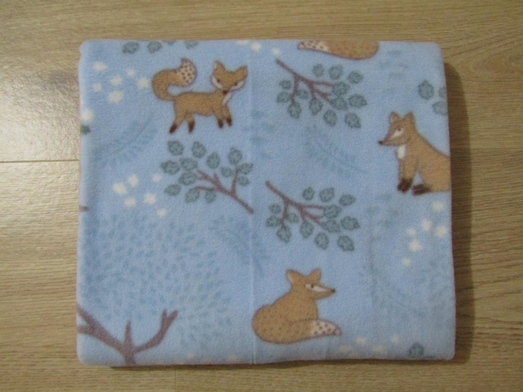 Soft Fleecy Blanket-Winter snowflake fox