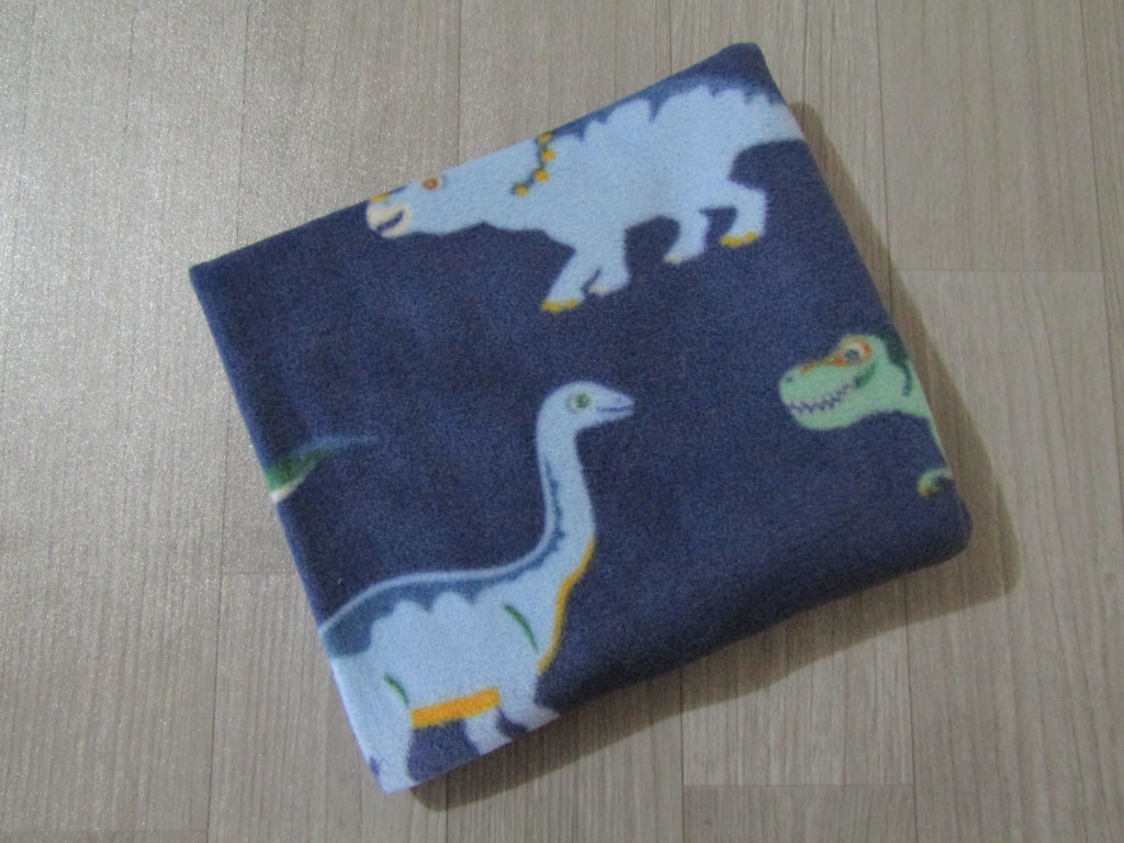 Soft Fleecy Blanket-Blue dinosaurs