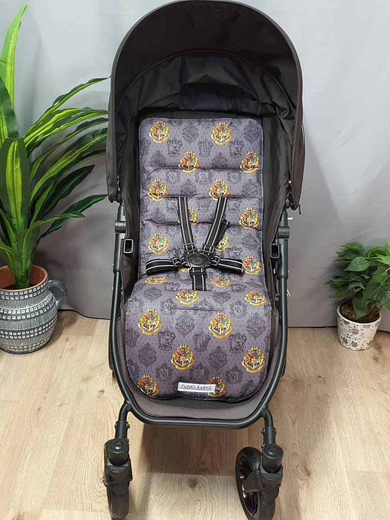 Pram/stroller seat liner-Harry Potter house crests