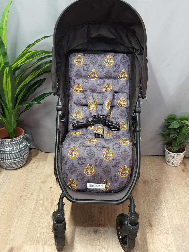 Pram/stroller seat liner-Harry Potter house crests