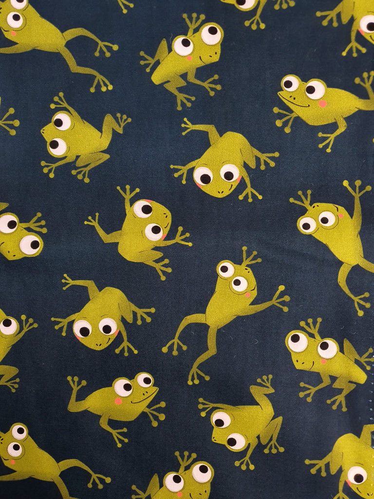 Pram/stroller seat liner-Hopping frogs-Last one**Medium size**