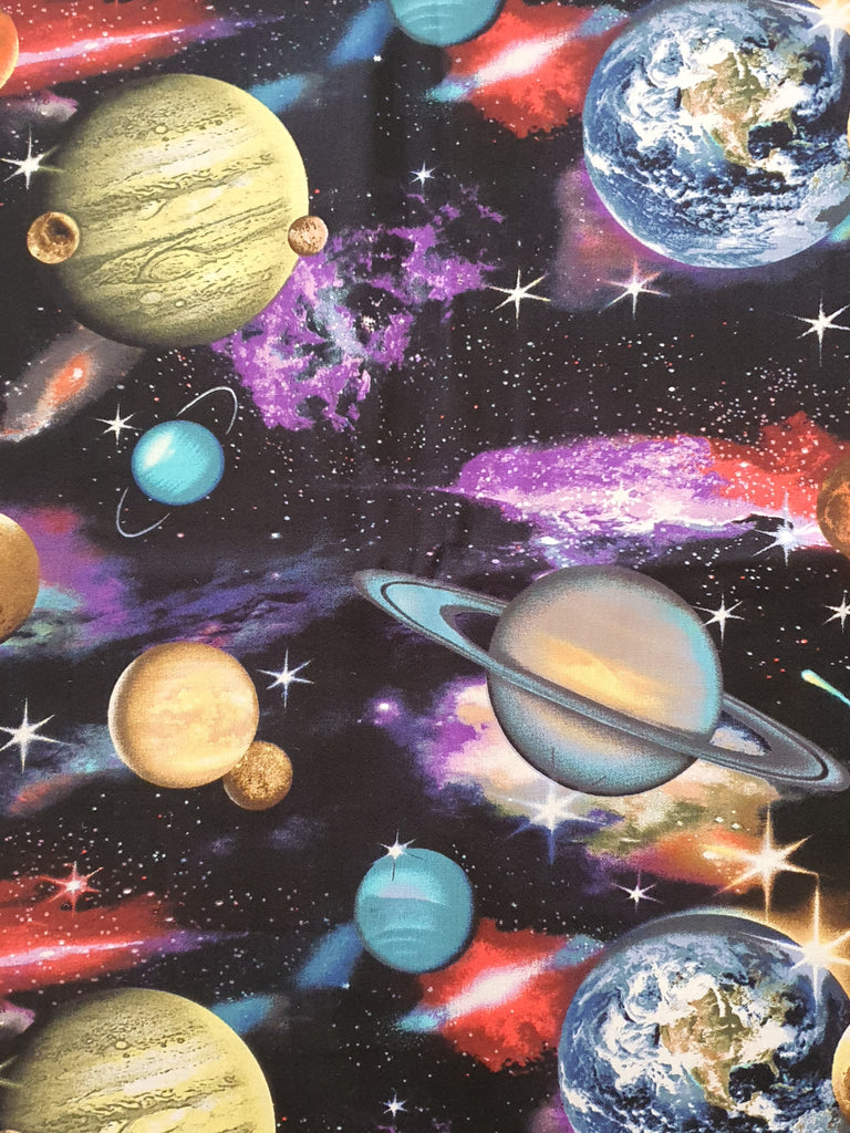 Pram/stroller seat liner-Planets in space-Last one**Medium size**