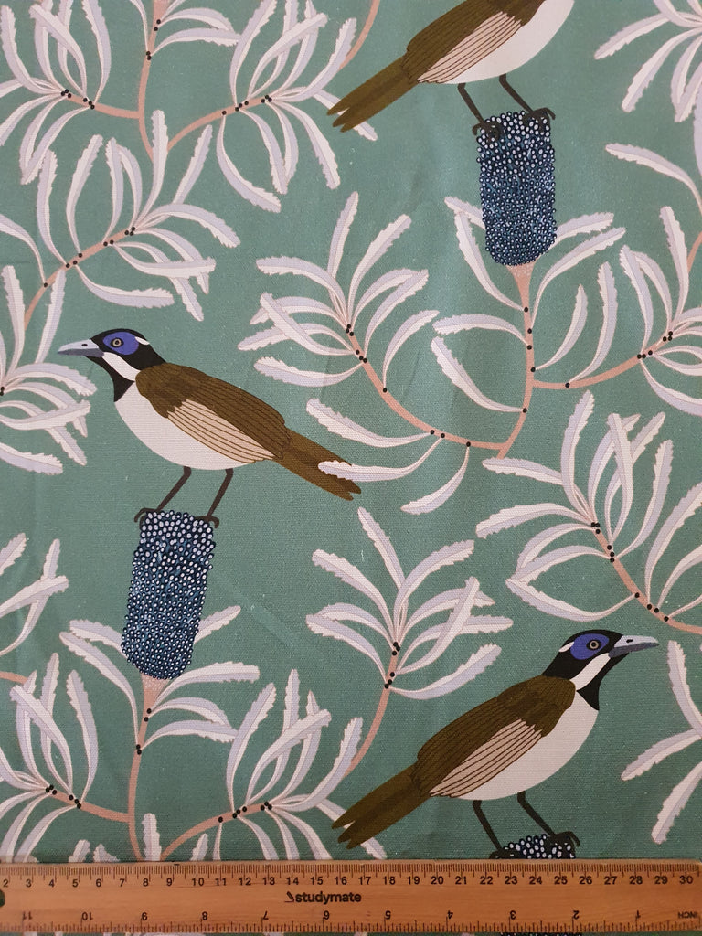 Pram/stroller bassinet liner-Blue face honeyeater bird