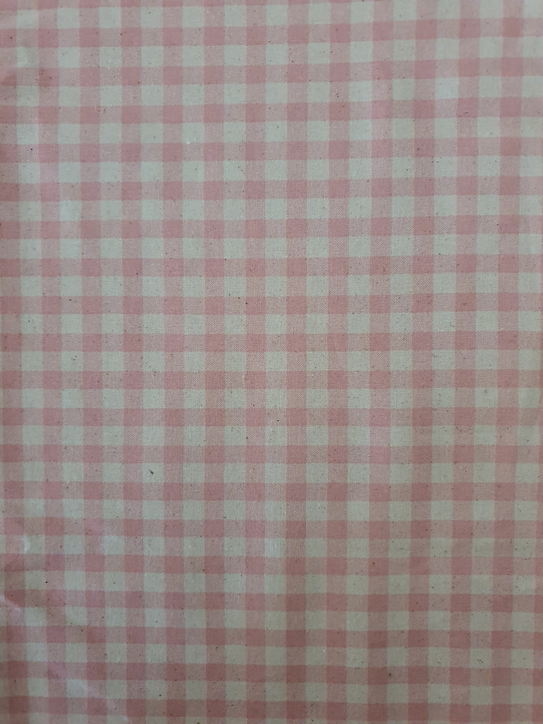Pram/stroller bassinet liner-Organic gingham,pink