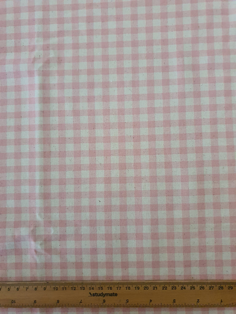 Pram/stroller bassinet liner-Organic gingham,pink