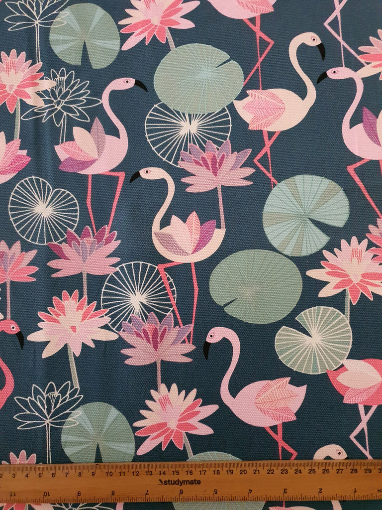 Pram/stroller seat liner-Pink flamingo