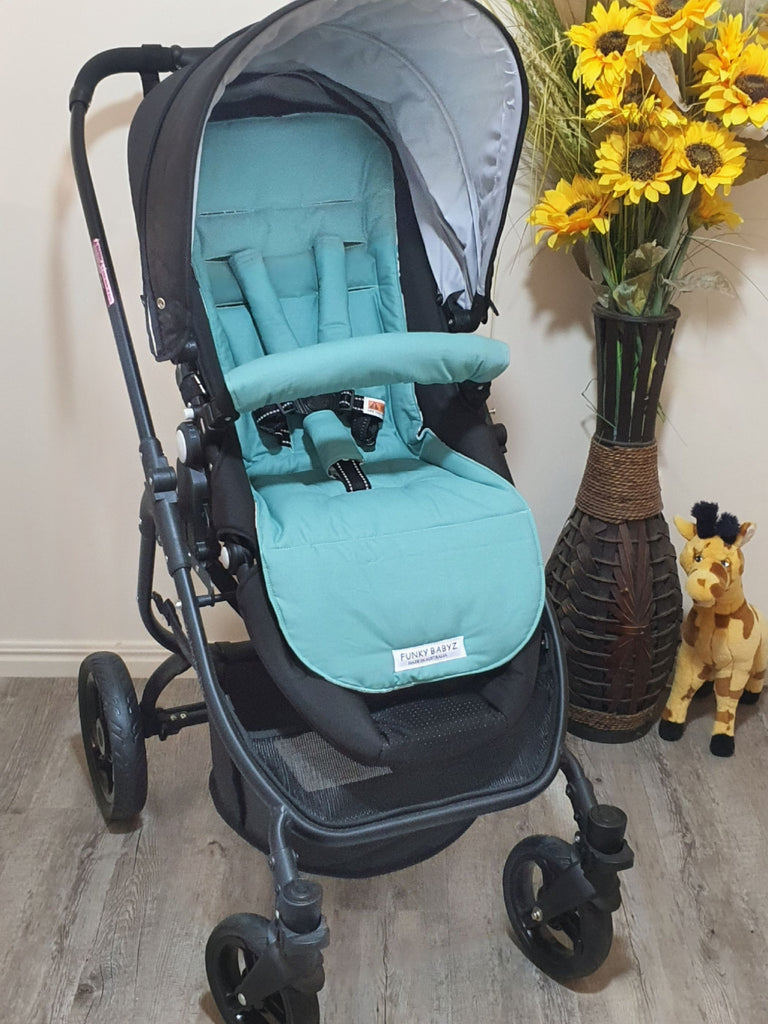 Pram/stroller seat liner-Sea sounds