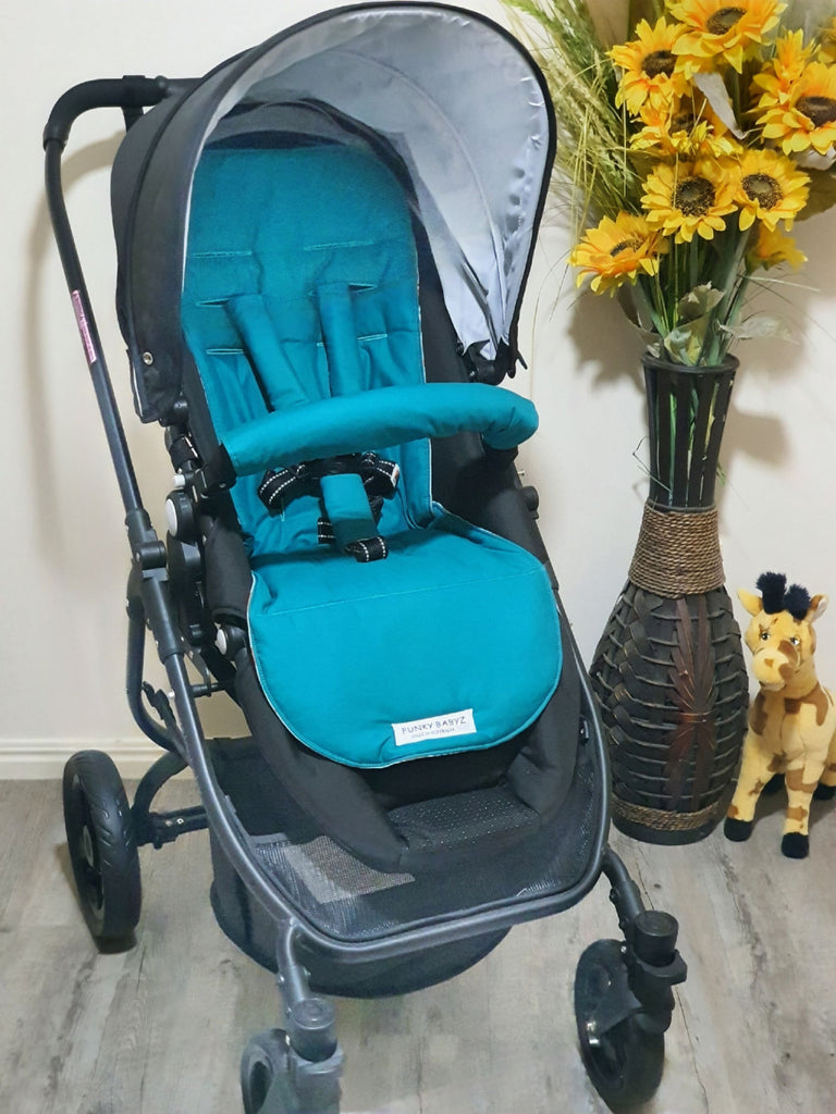 Pram/stroller seat liner-Stylish sausage dogs