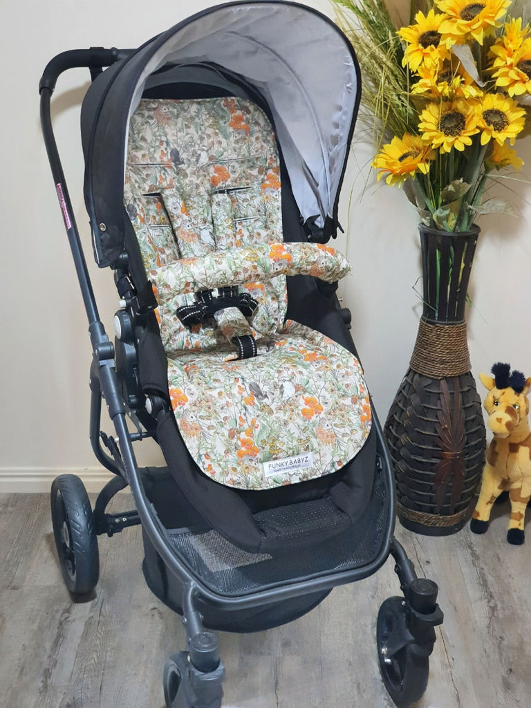 Pram/stroller seat liner-Australian ringtail possum