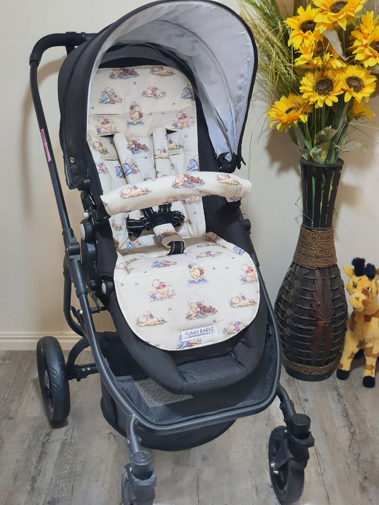 Pram/stroller seat liner-Bear,old style