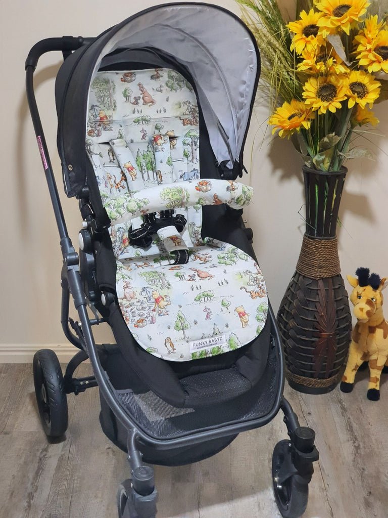 Pram/stroller seat liner-Bear,picnic