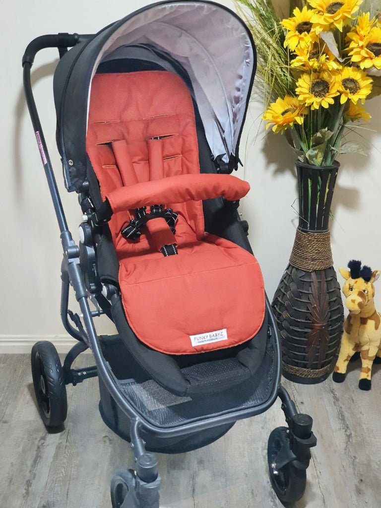 Pram/stroller seat liner-Indigenous art,desert tracks