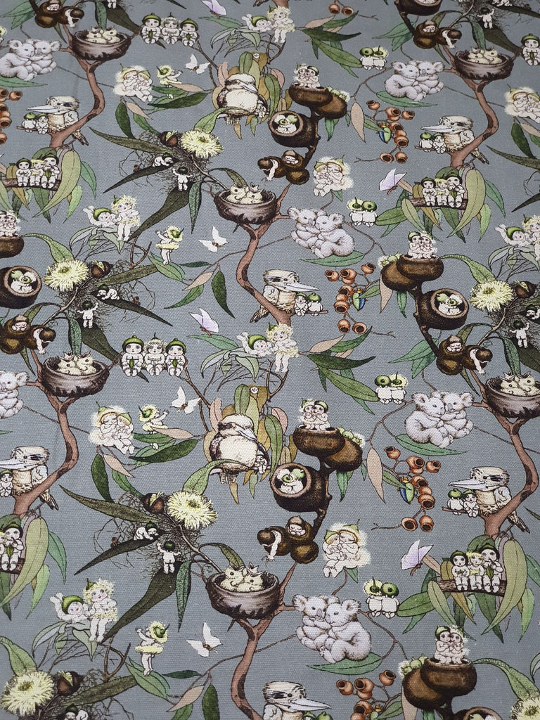 Pram/stroller seat liner-Australian gumnut babies,high in the trees