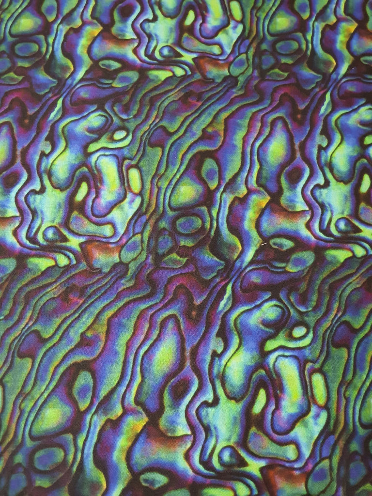 Pram/stroller bassinet liner-Paua shell