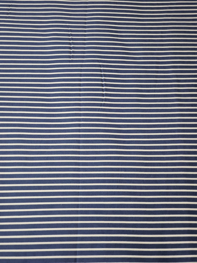 Pram bassinet liner-Stripes,navy blue.