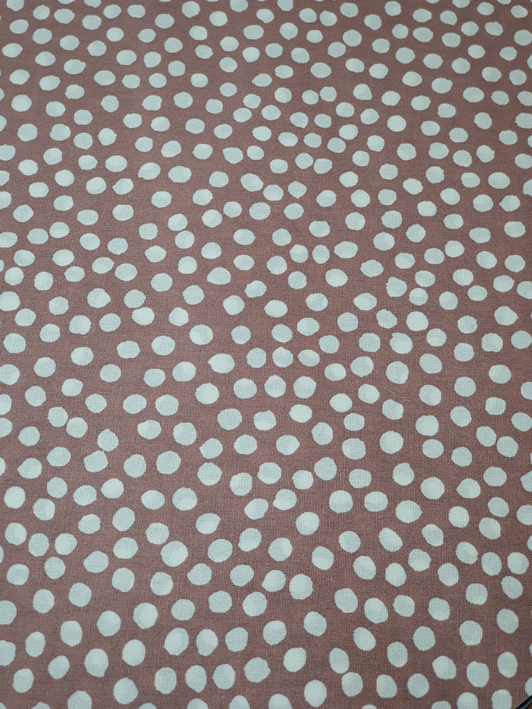 Pram/stroller seat liner-Dots,dusty pink