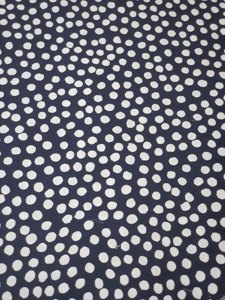 Pram/stroller seat liner-Dots,Navy blue