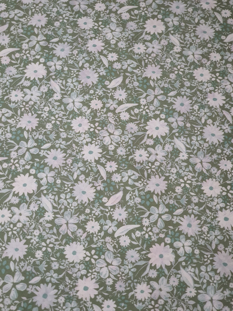 Pram/stroller bassinet liner-Etched flowers