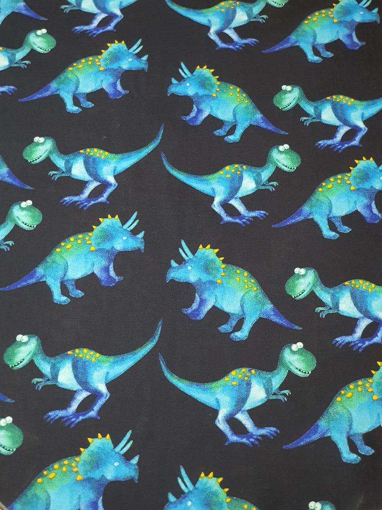 Pram/stroller bassinet liner-Steggy & T dinosaurs