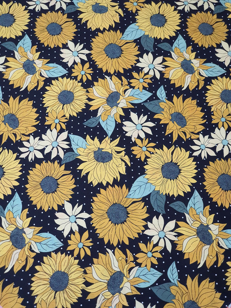 Pram bassinet liner-Sunflower garden