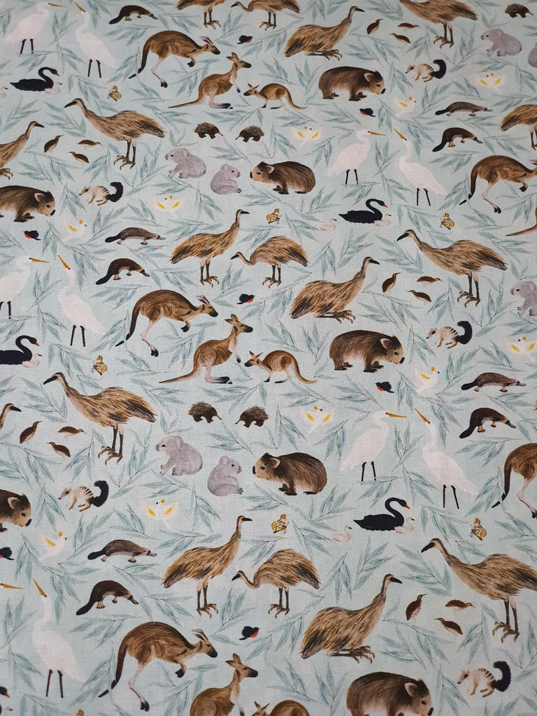 Pram/stroller bassinet liner-All Australian animals