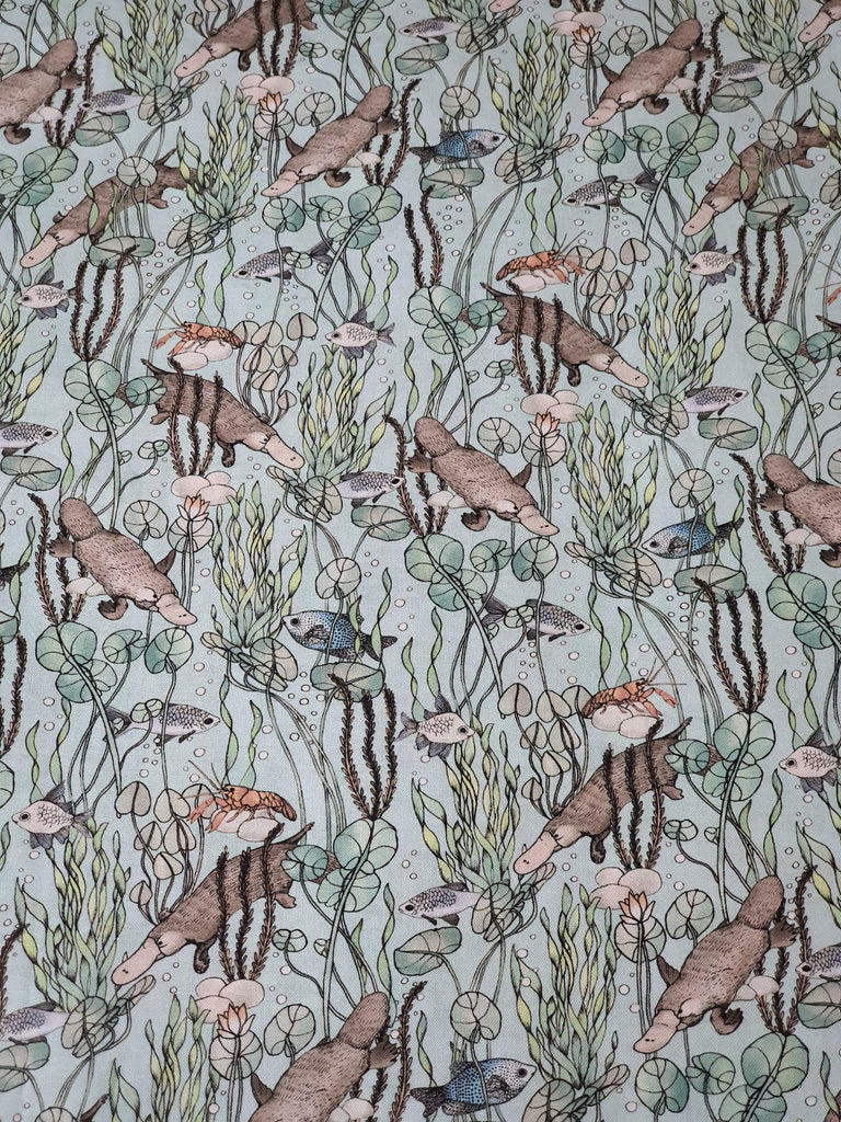 Pram/stroller seat liner-Australian platypus creek