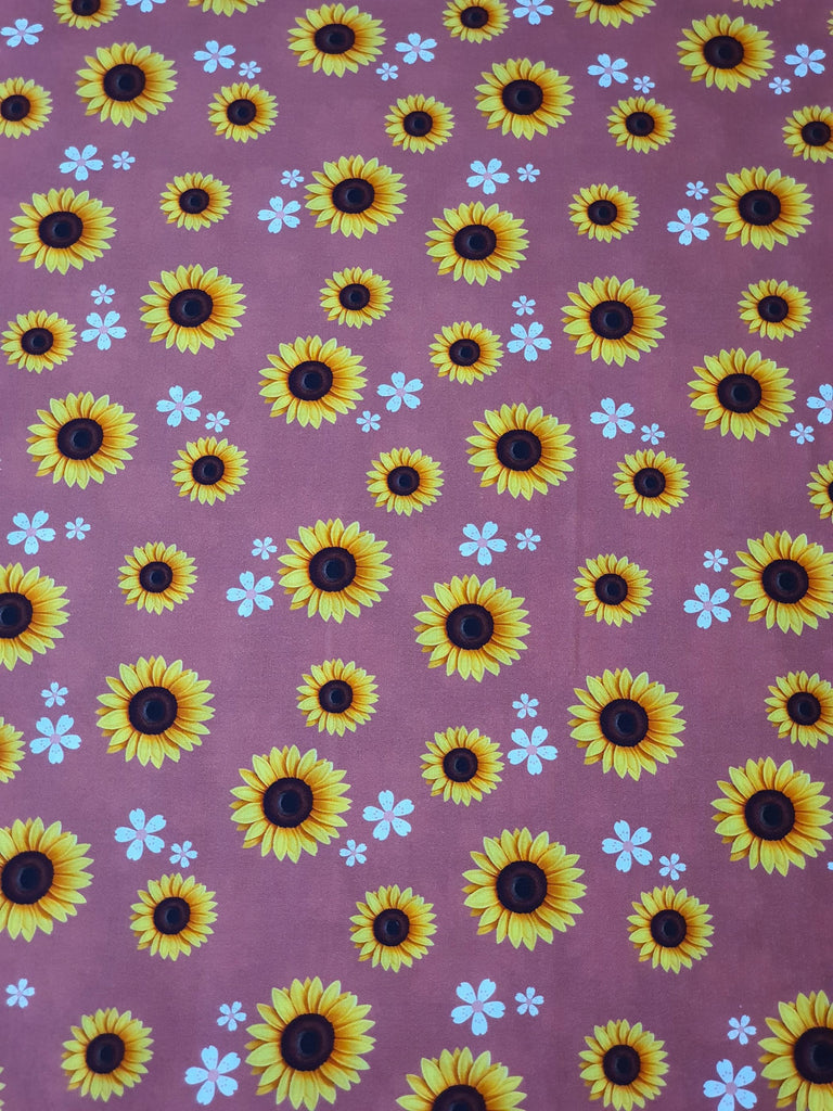 Pram/stroller bassinet liner-Rustic sunflowers