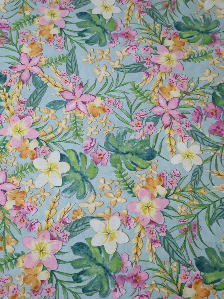 Pram/stroller bassinet liner-Frangipani flowers