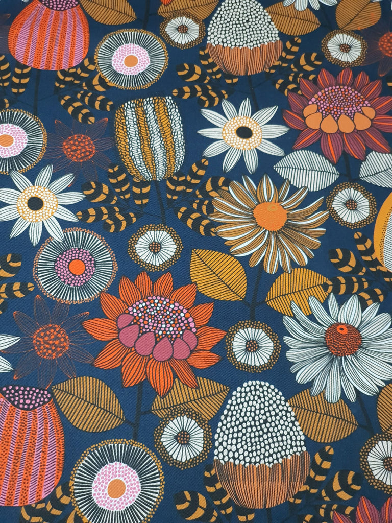 Pram/stroller seat liner-Banksia garden