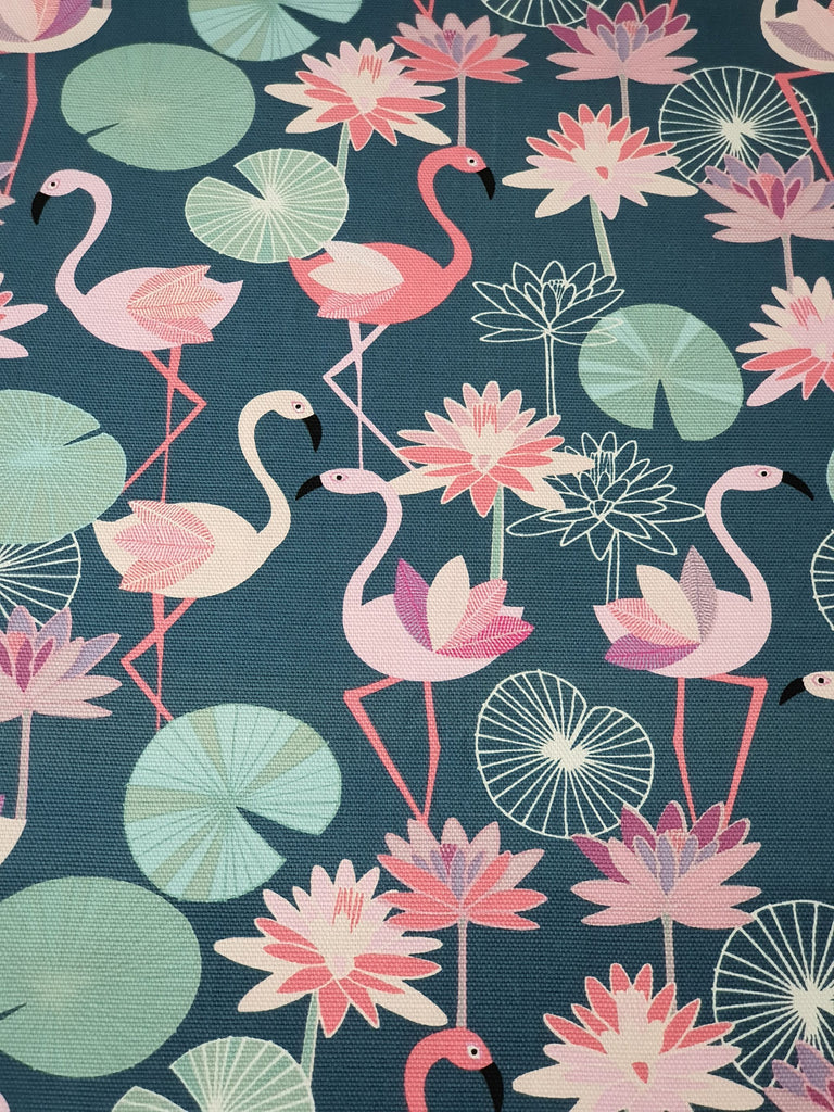 Pram/stroller seat liner-Pink flamingo