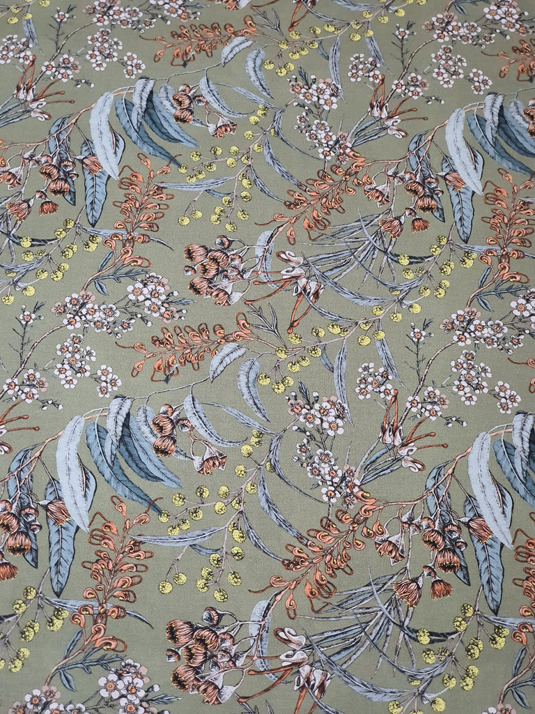 Pram/stroller seat liner-Australian outback flowers