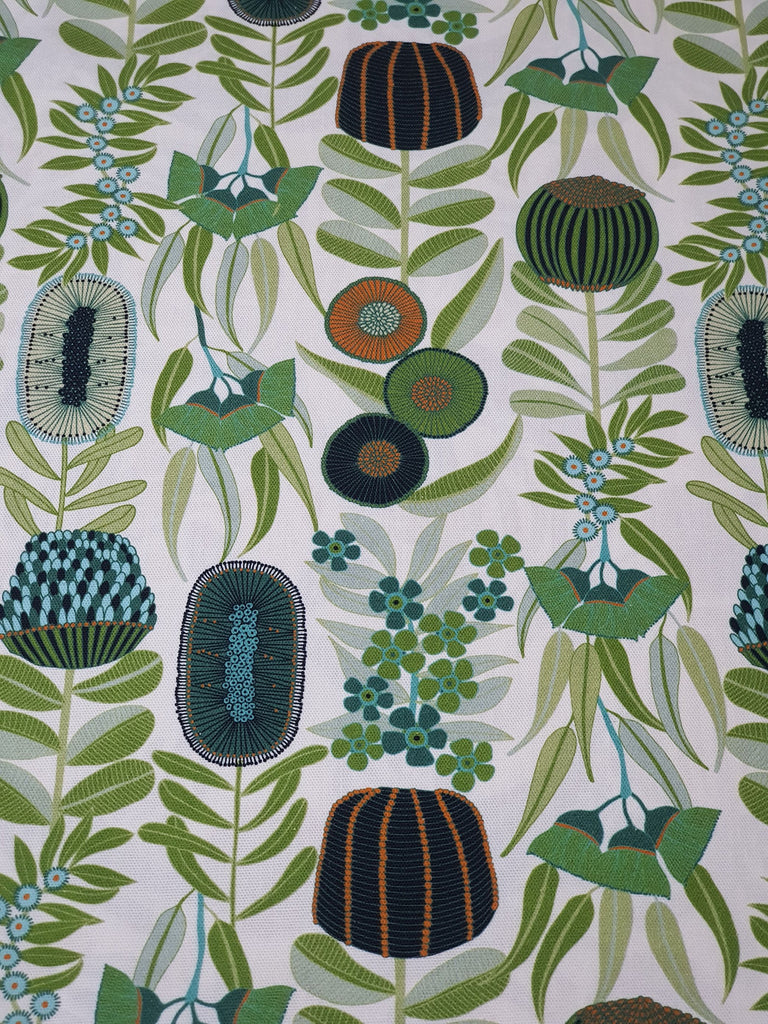 Pram/stroller seat liner-Australian dusk floral