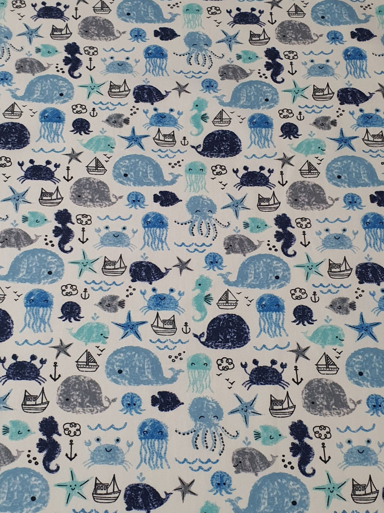 Pram/stroller seat liner-Friends at sea