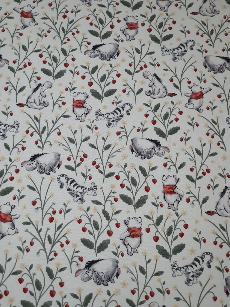 Pram/stroller seat liner-Bear,strawberries