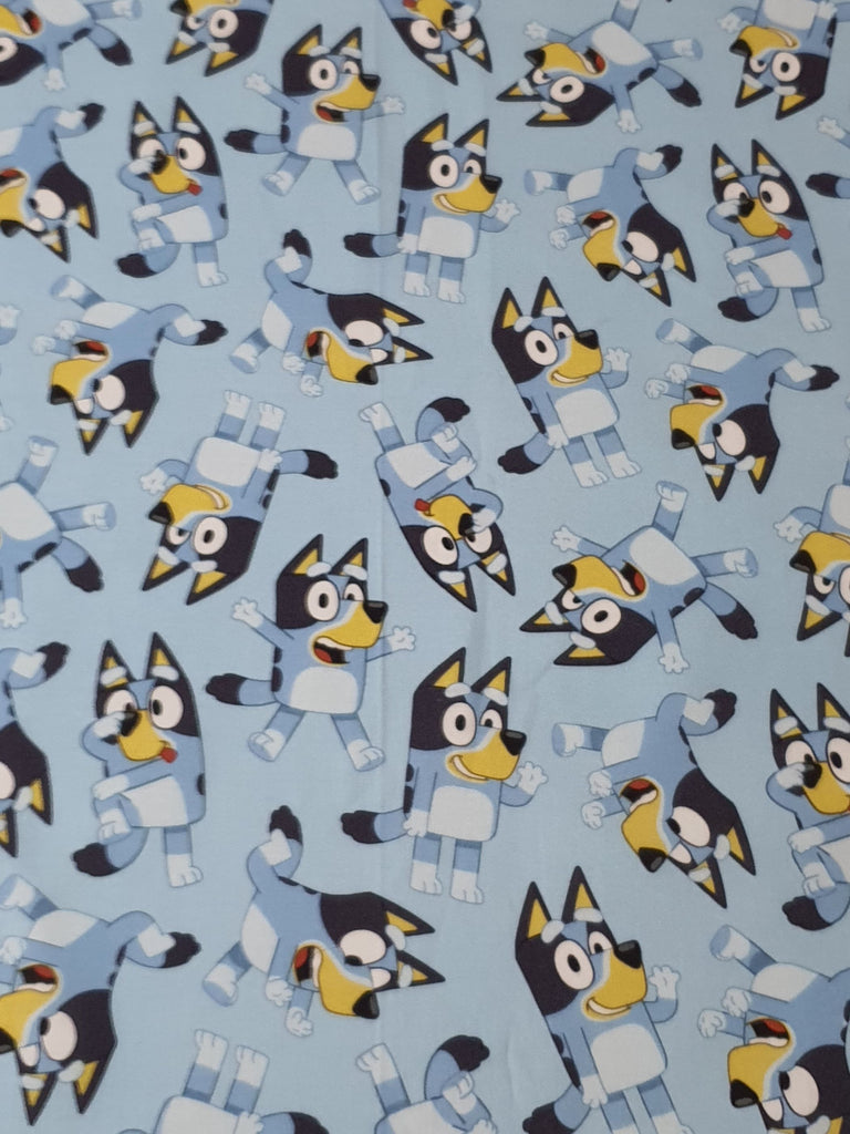 Pram/stroller seat liner-Australian bluey dog,blue