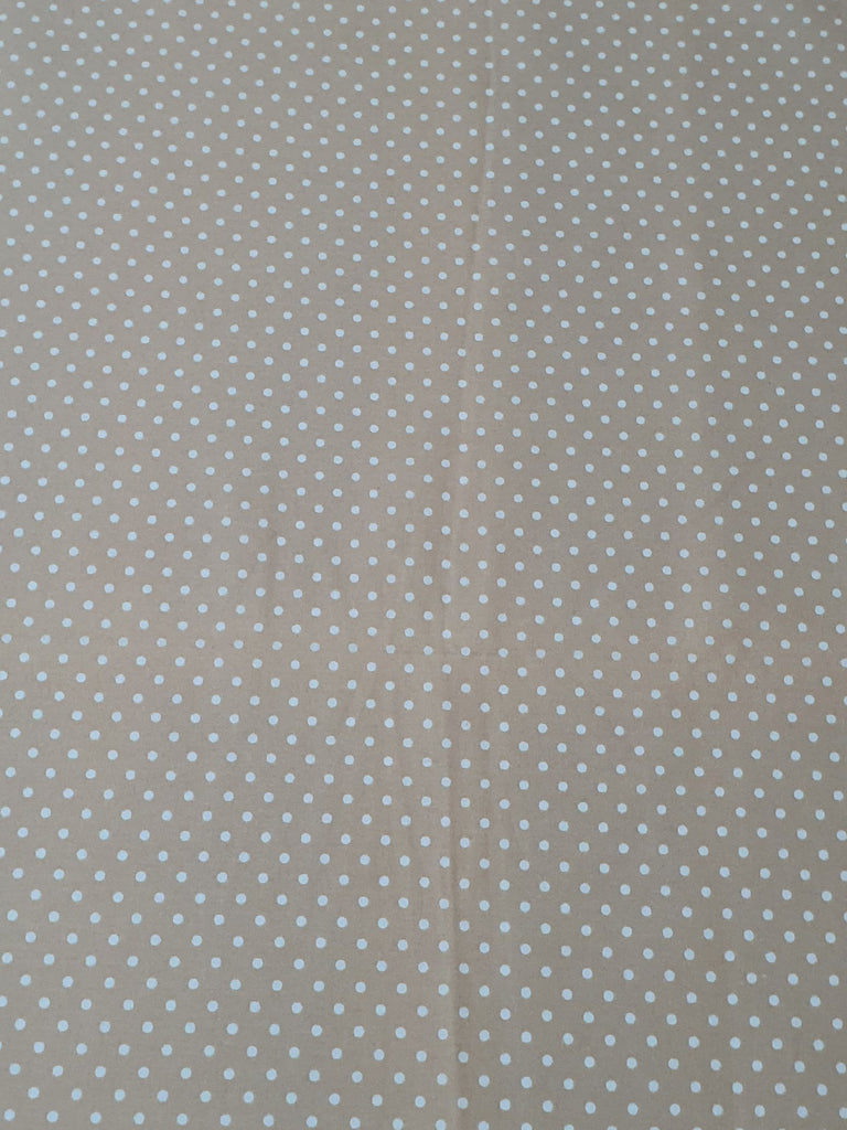 Pram/stroller bassinet liner-Pin spots,beige brown