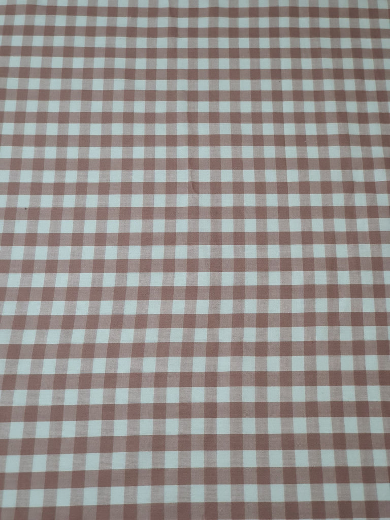 Pram/stroller bassinet liner-Dusty rose gingham