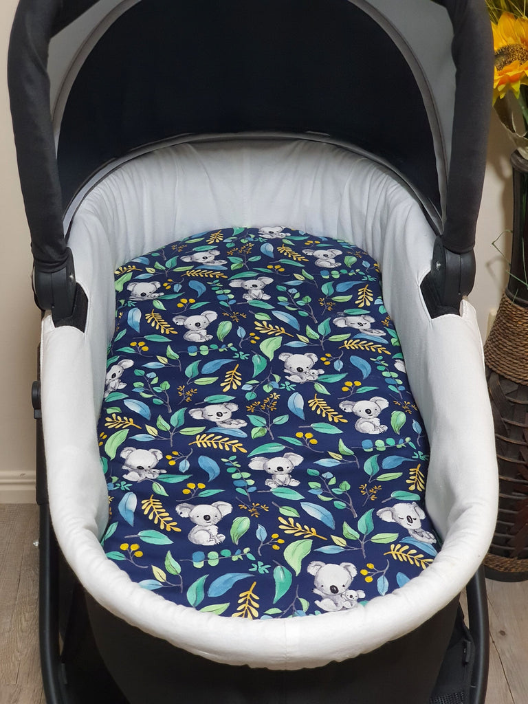 Pram/stroller bassinet liner-Australian koala,leaves