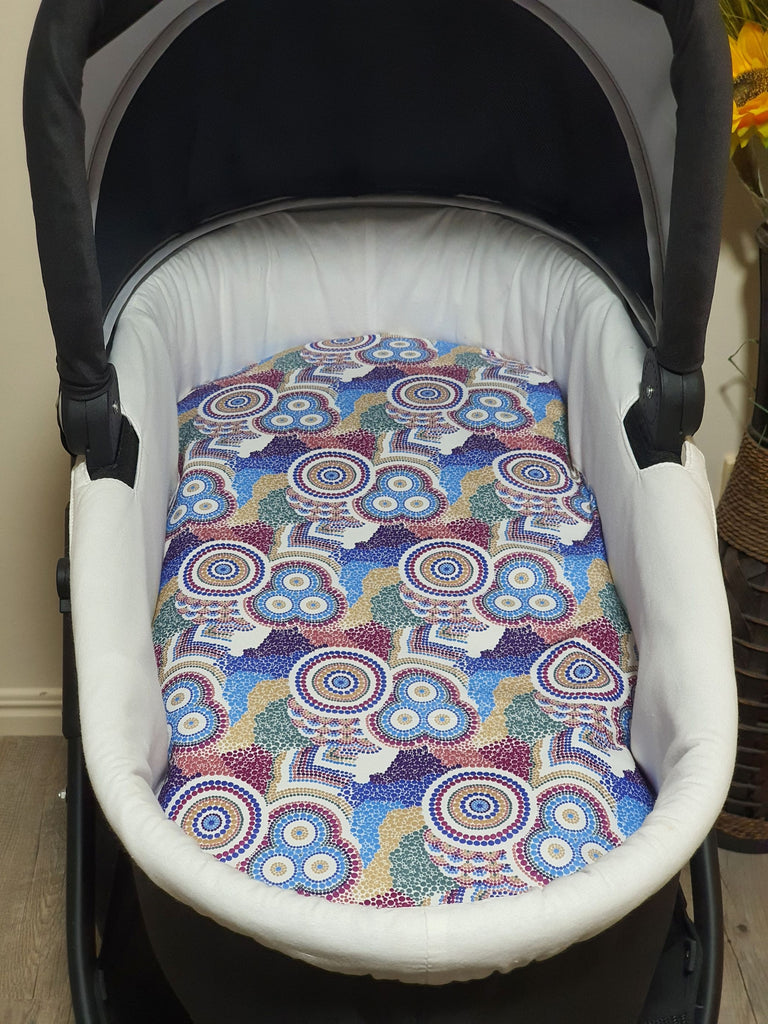 Pram/stroller bassinet liner-Indigenous design,evolving