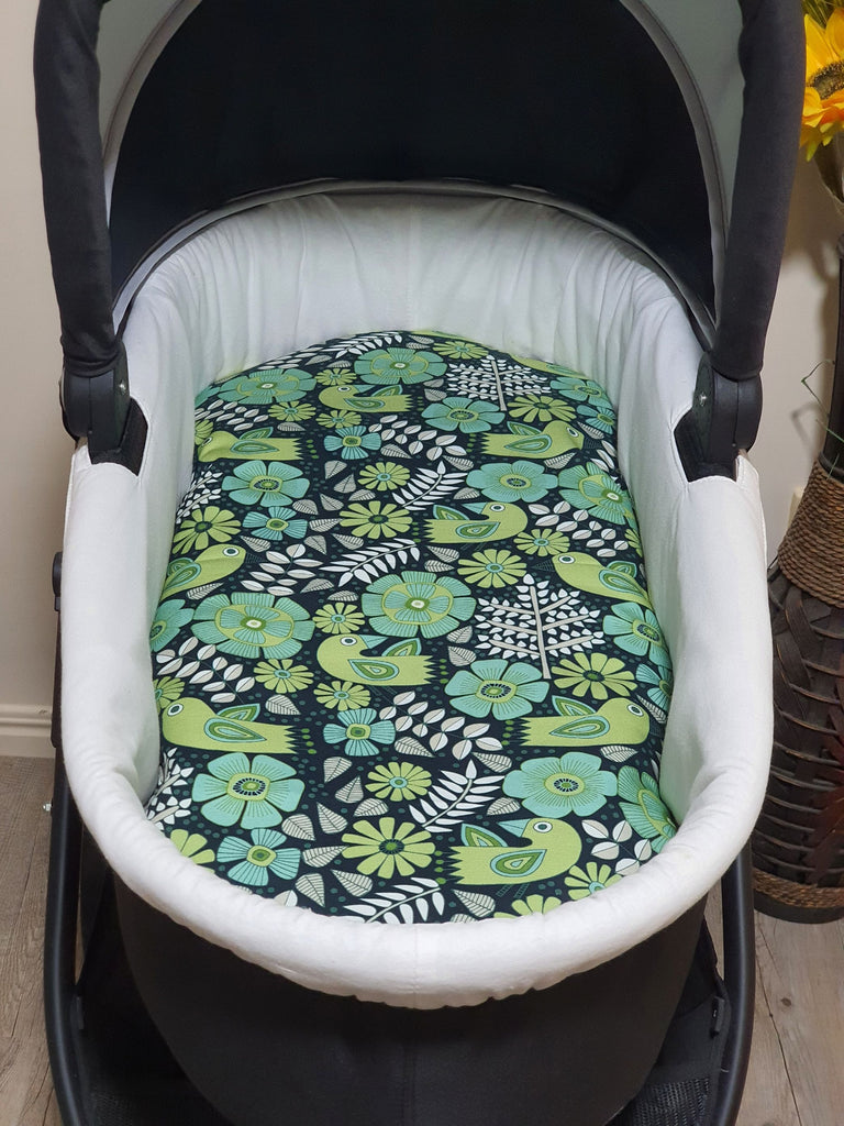 Pram/stroller bassinet liner-Australian folk birds