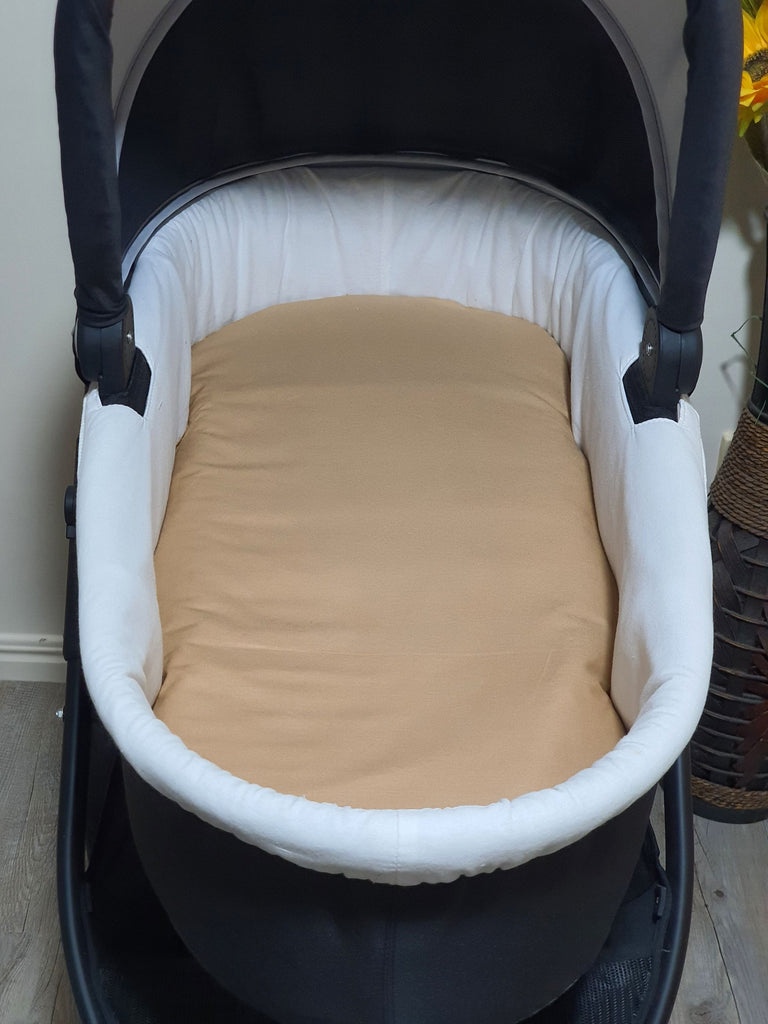 Pram/stroller bassinet liner-Lion gingham,mini squares