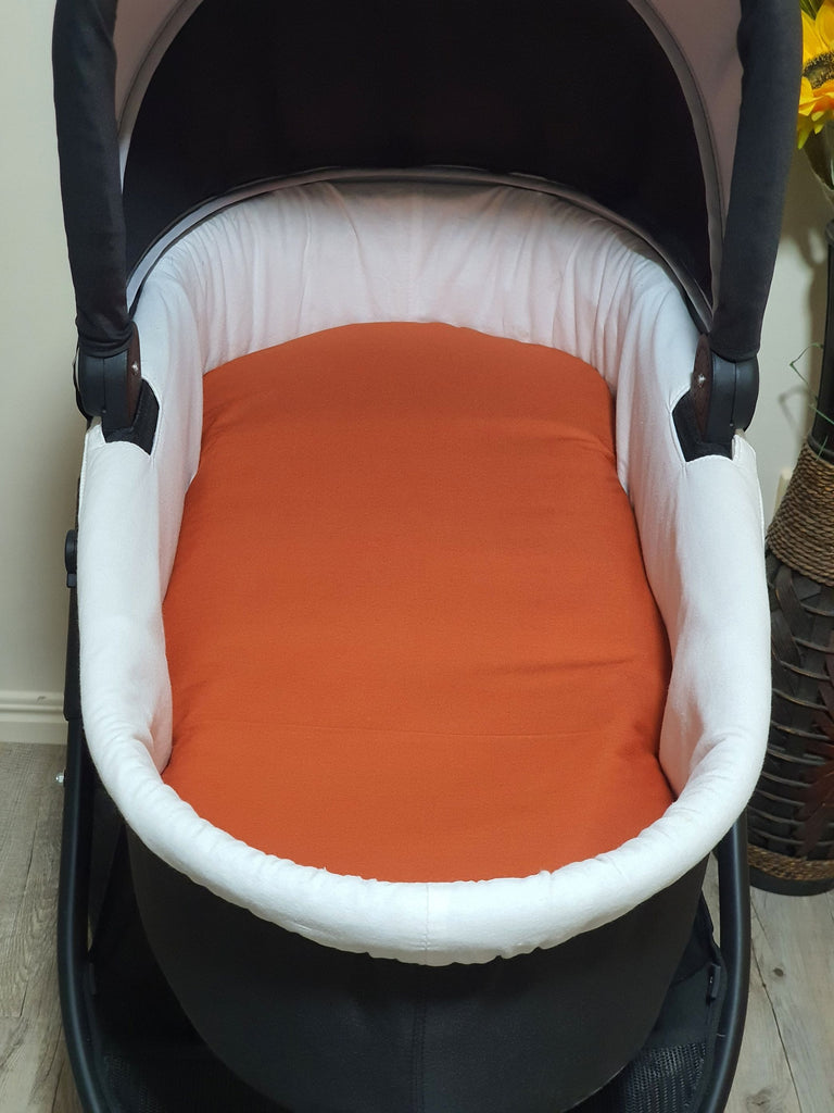 Pram/stroller bassinet liner-Rustic sunflowers