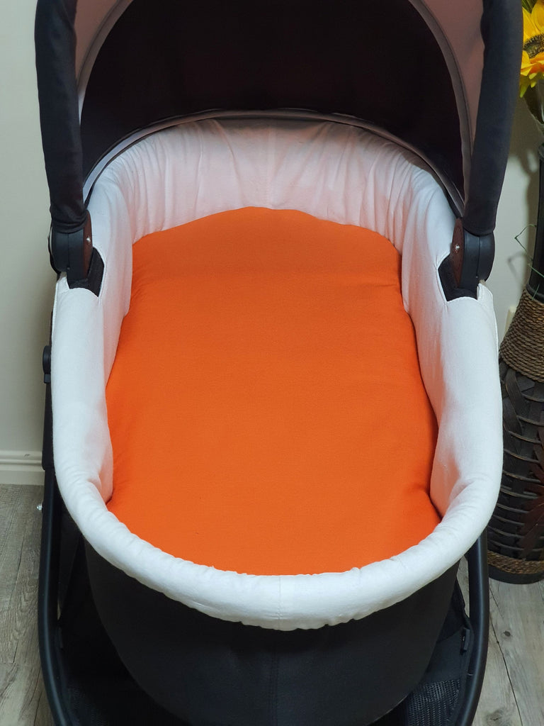 Pram/stroller bassinet liner-Pretty retro flowers