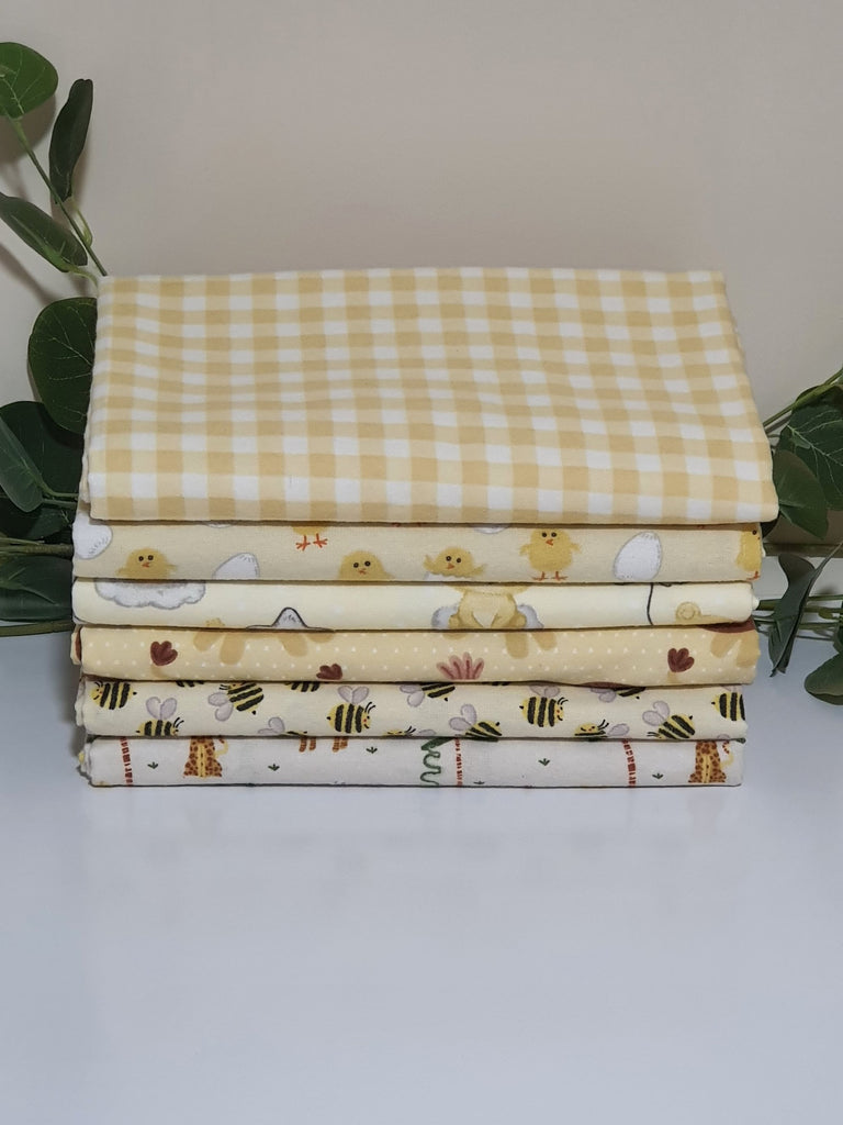 Flannelette baby wraps,blankets-Yellow tones
