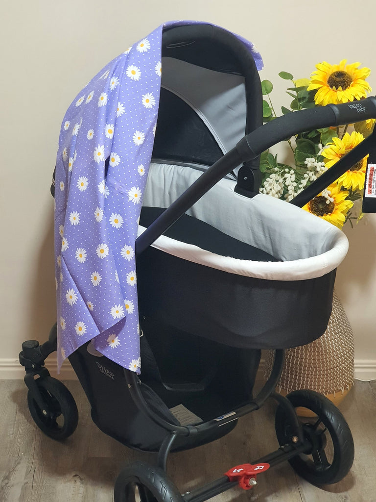 Flannelette baby wraps,blankets-Purple tones