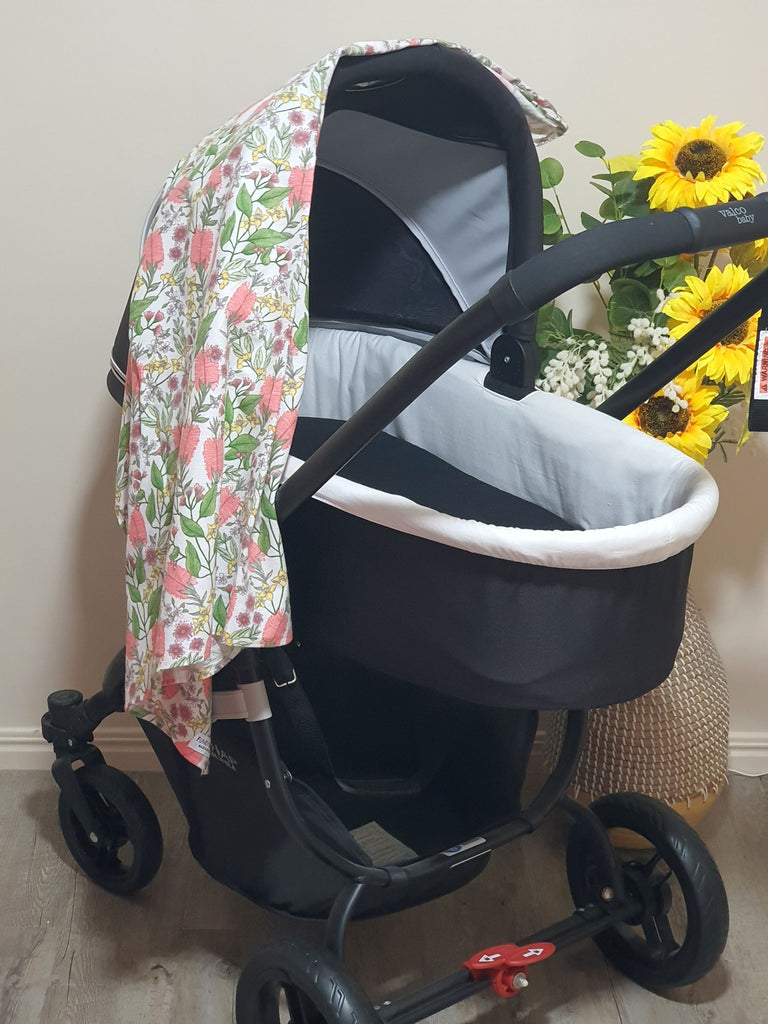 Flannelette baby wraps,blankets-Earth tones