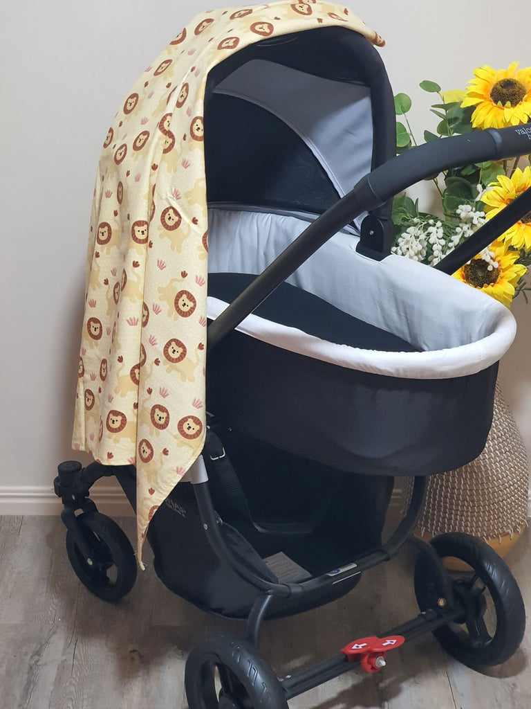 Flannelette baby wraps,blankets-Yellow tones