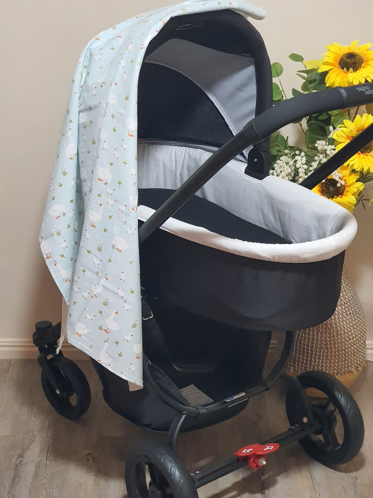 Flannelette baby wraps,blankets-Green tones