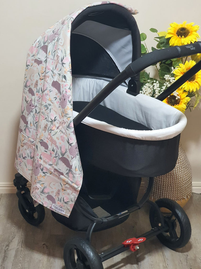 Flannelette baby wraps,blankets-Green tones